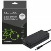 Carregador Qoltec 50760 para baterias de e-bike 36V | 42V | 2A | 5,5*2,1