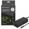Carregador Qoltec 50761 para baterias de e-bike 36V | 42V | 2A | 5,5*2,5