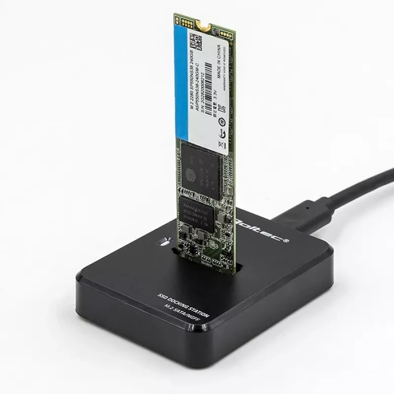 Estação de acoplamento SSD M.2 SATA, NGFF, USB 3.1