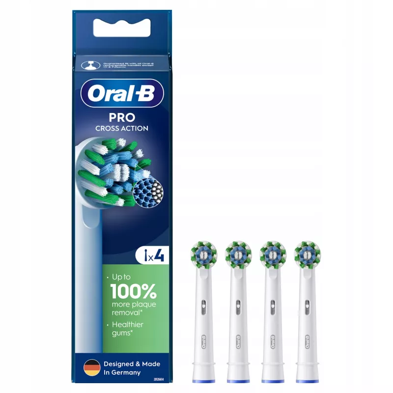 Cabeças de escova de substituição Oral-B Pro CrossAction, 4 unid.