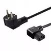 Cabo de alimentação SAVIO CL-115 IEC C13 para ficha, 1,2 m, preto