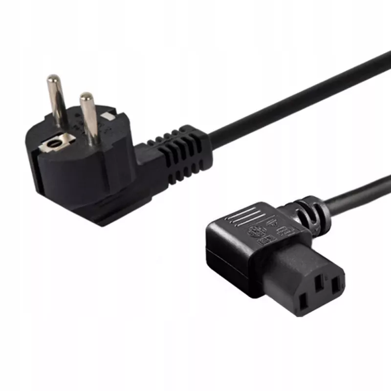 Cabo de alimentação SAVIO CL-115 IEC C13 para ficha, 1,2 m, preto