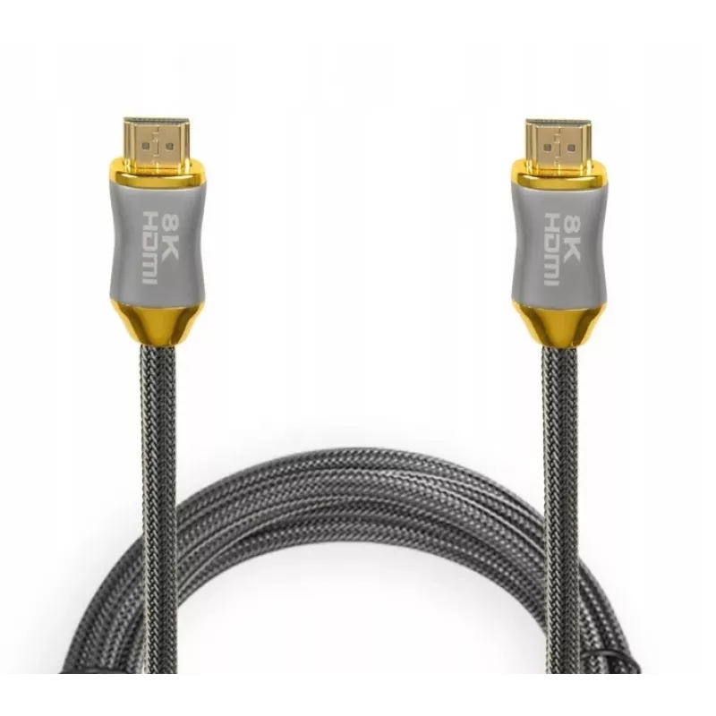 Cabo HDMI IBOX HD08 2 m, HDMI Type-A macho-macho, HDMI 2.1, prata