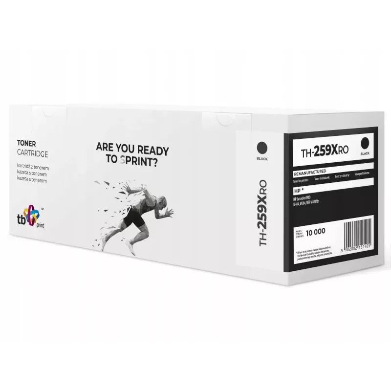 Toner para HP LJ PRO M404 CF259X TH-259XRO recondicionado preto