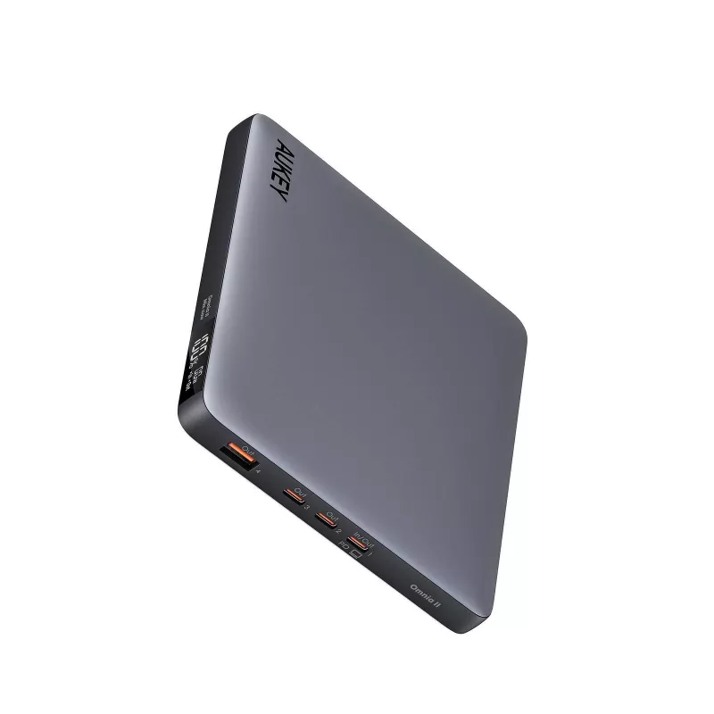 AUKEY Sprint X 20000mAh 100W Power Bank para portátil com PD3.0 - Cinzento
