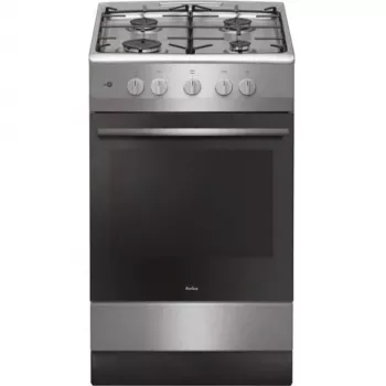 Fogão Amica, 57GGH4.23ZPF Xx, gás, extrudado, aço inoxidável, 50 cm
