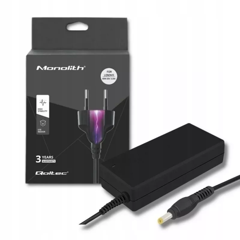 Fonte de alimentação para Lenovo | 20V 3,25A | 65W | 4,0 * 1,7