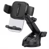Suporte para painel de automóvel e para-brisas USAMS ZJ072 ZJ072ZJ01 preto – suporte universal para dispositivos