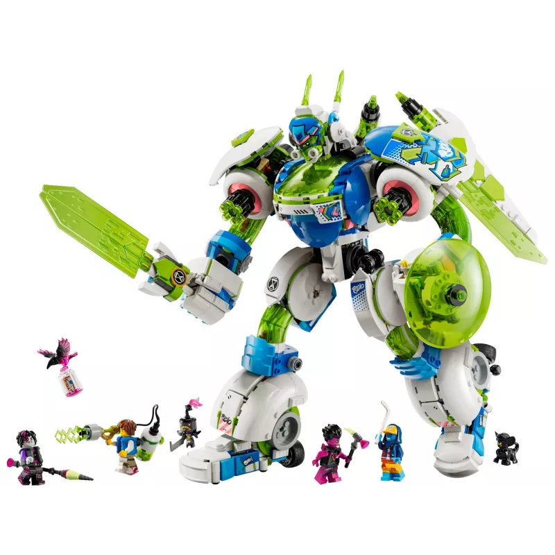 Brinquedo de construção LEGO Mateo e Z-Blob o Mech Cavaleiro Conjunto 71485 — Minifigura e conjunto de mech de construção