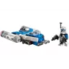 LEGO Star Wars Captain Rex Y-Wing Microfighter Peça de colecionador – Brinquedo de nave espacial das Guerras Clônicas com uma minifigura de personagem para meninos a partir dos 6 anos