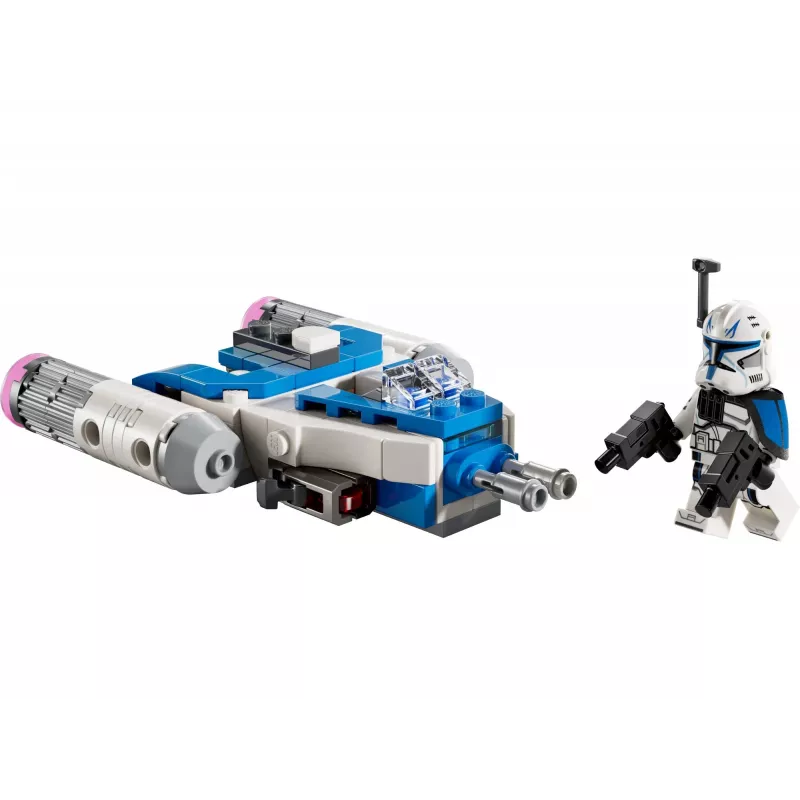 LEGO Star Wars Captain Rex Y-Wing Microfighter Peça de colecionador – Brinquedo de nave espacial das Guerras Clônicas com uma minifigura de personagem para meninos a partir dos 6 anos