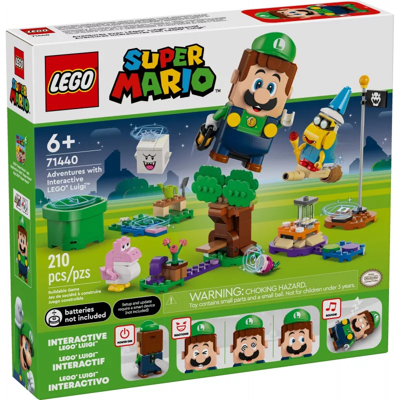 Conjunto de construção LEGO 71440 Super Mario figura interativa LEGO Luigi
