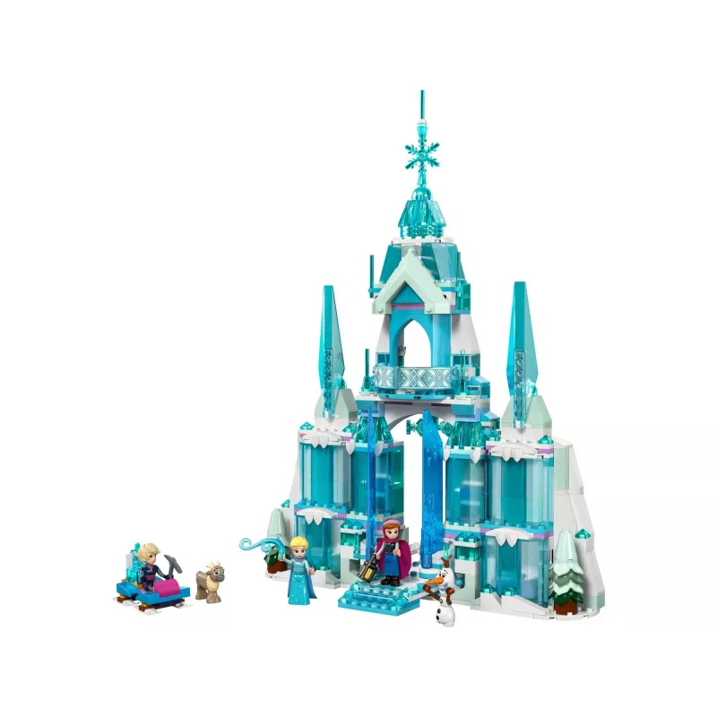 Brinquedo de construção LEGO Disney Princess Palácio de Inverno da Elsa 43244 — conjunto de construção para brincadeira imaginativa