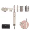 Shark FlexStyle 5-em-1 Air Styler e secador de cabelo com modeladores automáticos, escova plana, escova oval, bocal, difusor, bolsa de armazenamento, sem danos térmicos