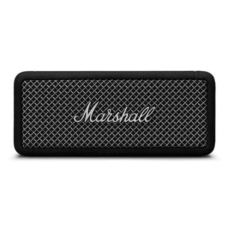 Altifalante Bluetooth portátil Marshall Emberton II preto Steel — design compacto, áudio sem fios