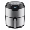Fritadeira de ar quente Tefal Easy Fry EY401D Single 4,2 L Autónoma 1500 W preto, aço inoxidável