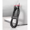 Cabo para telemóvel Baseus vermelho 1 m USB A USB C