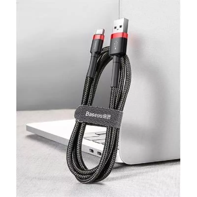 Cabo para telemóvel Baseus vermelho 1 m USB A USB C