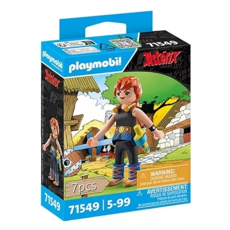 Playmobil 71549 Asterix: Adrenalin Collection figura de jogo Asterix para colecionadores e fãs, conjunto de jogo de role-play imaginativo, adequado para crianças a partir dos 5 anos