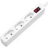 Extensão de energia LogiLink LPS230 1,5 m 3 tomadas AC interior branco