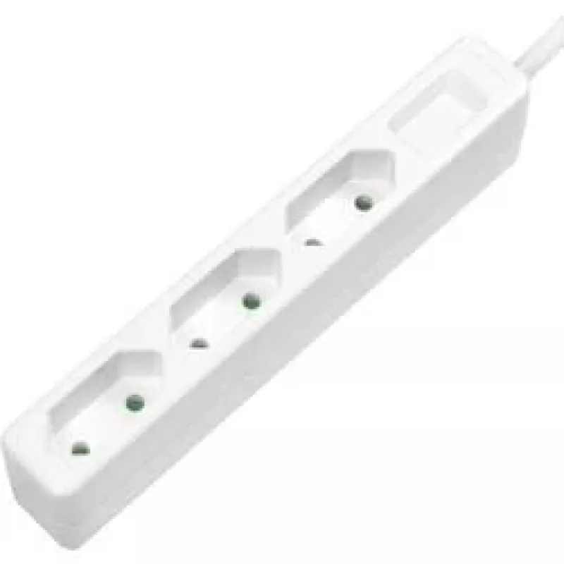 Extensão elétrica LogiLink LPS229 1,5 m 3 tomadas AC interior branco