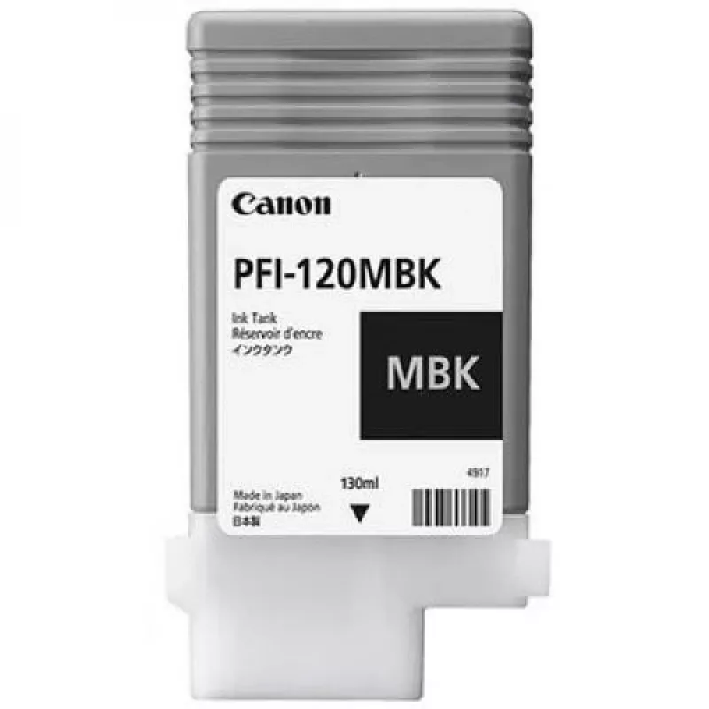 Cartucho de tinta Canon PFI-120MBK 1 unid. original preto mate