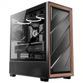Antec 0-761345-10133-2 Caixa de computador Midi Tower preto madeira