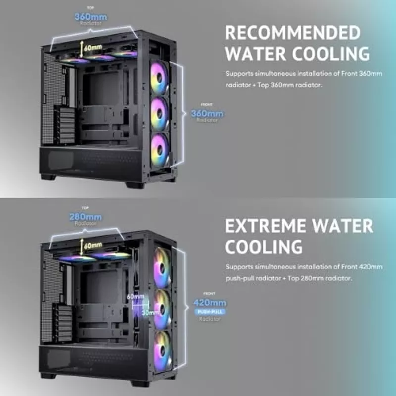 Antec 0-761345-10133-2 Caixa de computador Midi Tower preto madeira