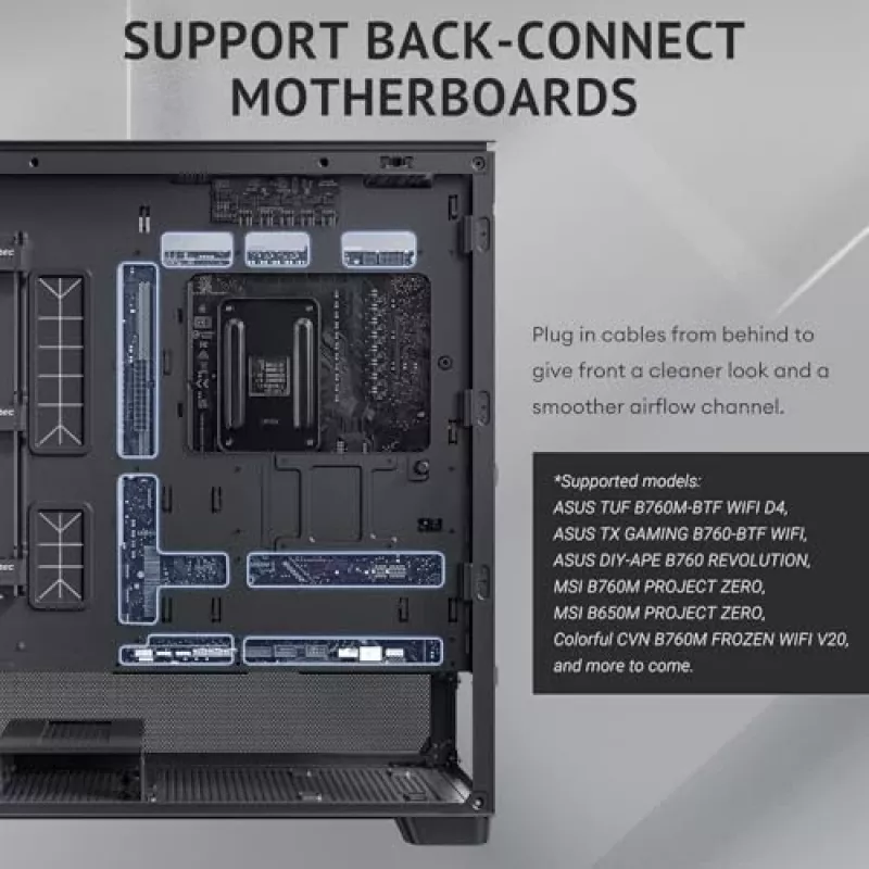 Antec 0-761345-10133-2 Caixa de computador Midi Tower preto madeira