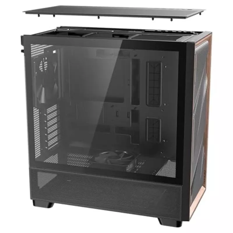 Antec 0-761345-10133-2 Caixa de computador Midi Tower preto madeira