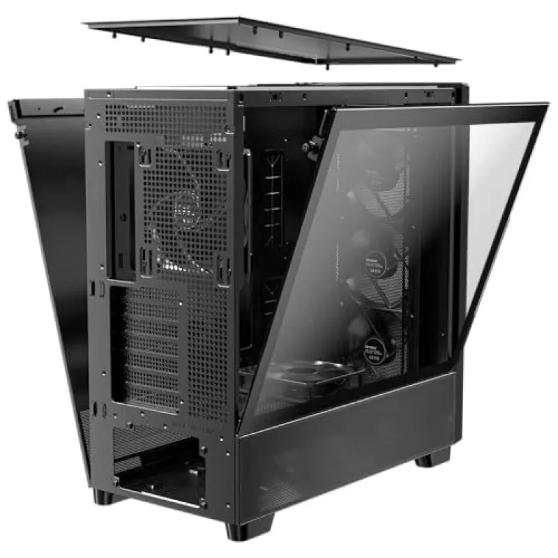 Antec 0-761345-10133-2 Caixa de computador Midi Tower preto madeira