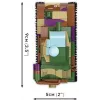Conjunto de construção COBI Renault R35 Valentine IX Panzer I 595 peças