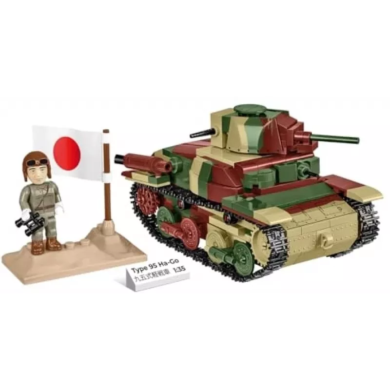 Cobi Historical Collection WWII Tipo 95 Ha-Go Tanque, Multi