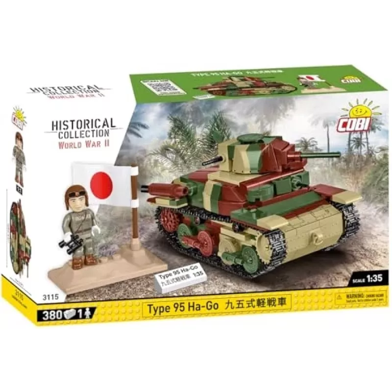 Cobi Historical Collection WWII Tipo 95 Ha-Go Tanque, Multi