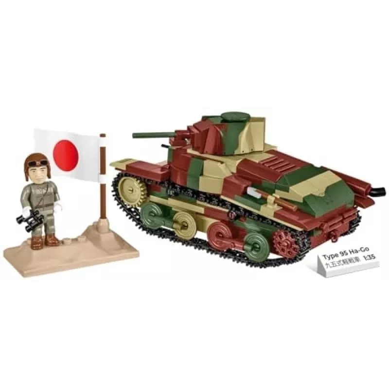 Cobi Historical Collection WWII Tipo 95 Ha-Go Tanque, Multi