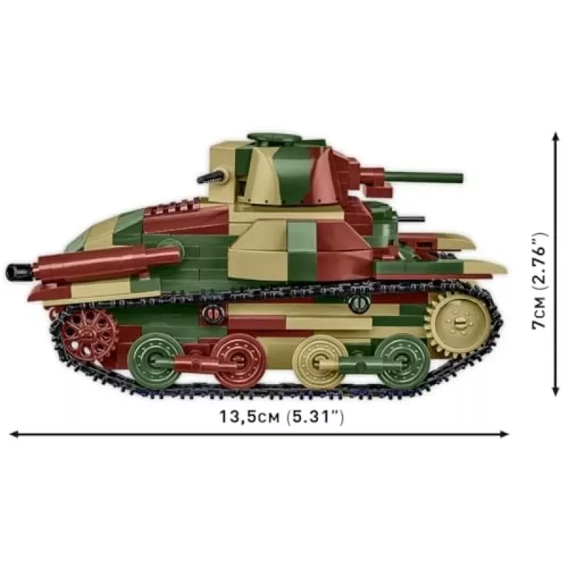 Cobi Historical Collection WWII Tipo 95 Ha-Go Tanque, Multi