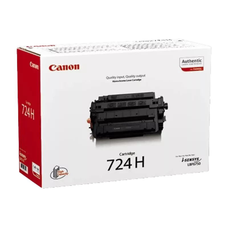 Toner Canon CRG-724H, 1 unid., original, preto