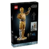 LEGO figura construível Star Wars C-3PO modelo 75398 — 1.138 peças, peça de colecionador para exposição de 380 mm