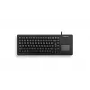 Teclado CHERRY XS Touchpad universal USB QWERTY US inglês preto