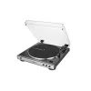 Gira-discos Audio Technica Unisex AT-LP60XUSB totalmente automático com acionamento por correia analógico e USB em preto