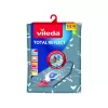 Capa de tábua de passar VILEDA Total Reflect azul cinzento branco para tábuas de passar 1300 x 450 mm