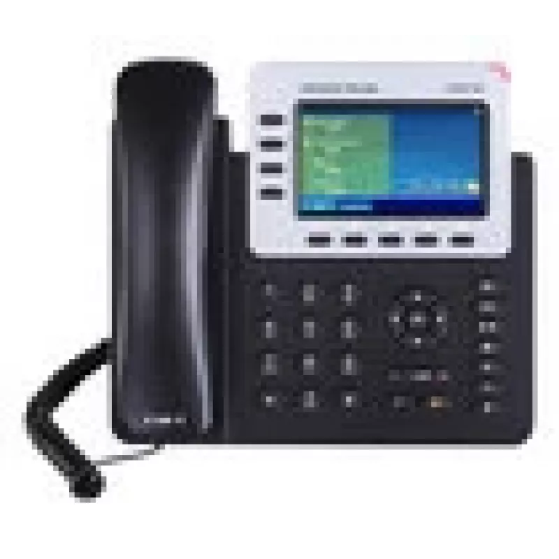 Telefone IP Grandstream Networks GXP-2140 preto 4 linhas TFT