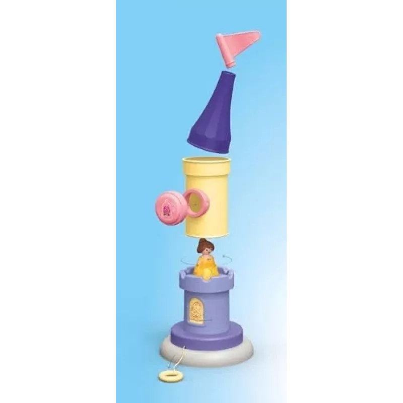 PLAYMOBIL JUNIOR & Disney: Torre de brincar da Bela com som | Conjunto de brincar para crianças pequenas 1-3