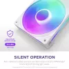 Ventoinha NZXT RF-U28HF-W1 140mm 2000 RPM 98.61 CFM branca