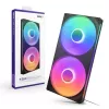 NZXT F280 RGB Core 140mm ARGB PWM pack de 2 preto