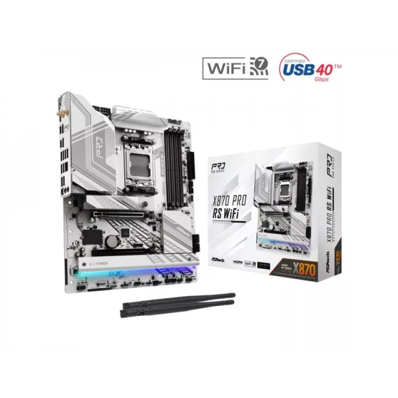 Placa-mãe ASRock X870 Pro RS WiFi AM5 ATX