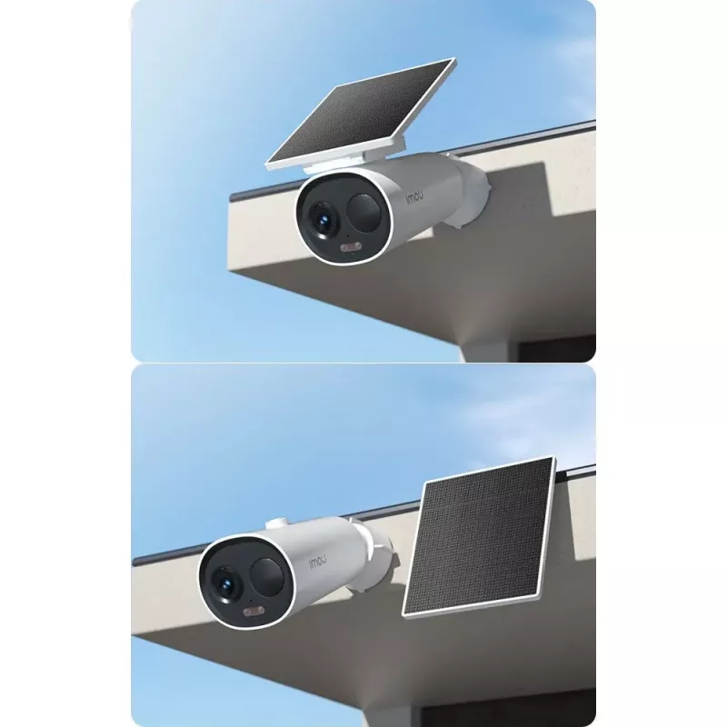 Câmara de vigilância IP IMOU Cell 3C All-in-One – 3 MP (2304×1296), 2,8 mm, Wi‑Fi, PIR, IP66, bateria 5000 mAh, ângulo de visão 121°