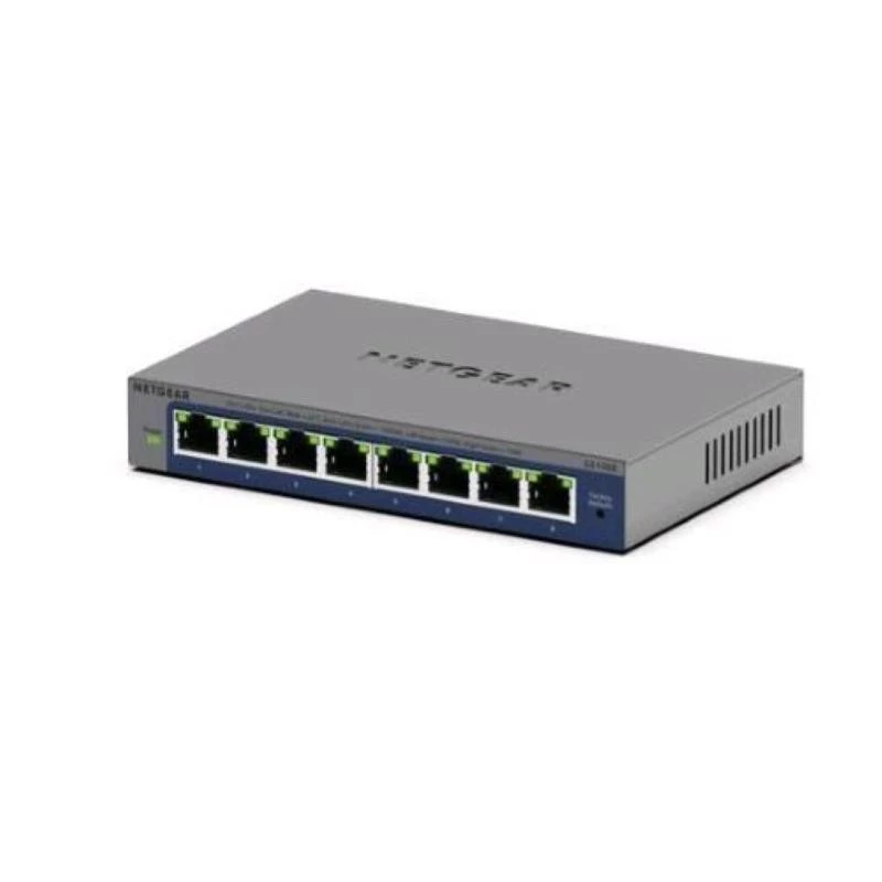 NETGEAR GS108Ev4 Unmanaged L2/L3 Gigabit Ethernet (10/100/1000) Cinzento