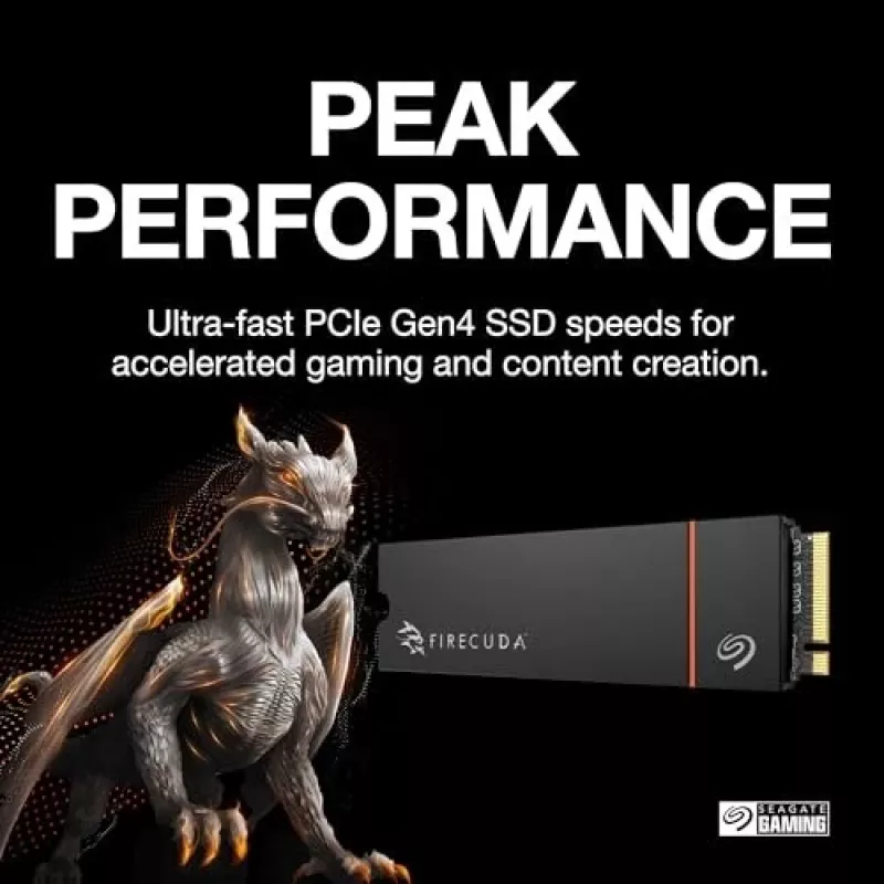 Unidade de estado sólido interna Seagate FireCuda ZP1000GM3A073 1 TB M.2 PCI Express 4.0 NVMe 3D TLC