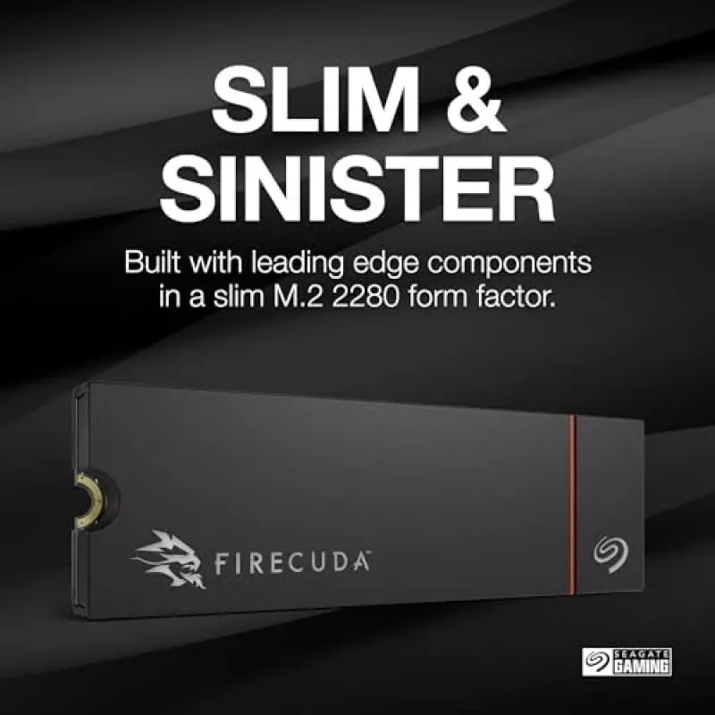 Unidade de estado sólido interna Seagate FireCuda ZP1000GM3A073 1 TB M.2 PCI Express 4.0 NVMe 3D TLC